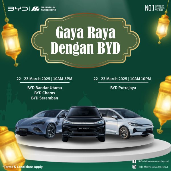 GAYA RAYA WITH BYD MILLENNIUM