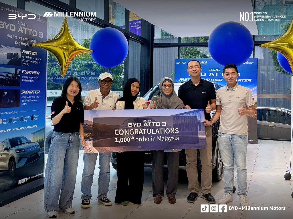 BYD ATTO 3 1000th Order In Malaysia